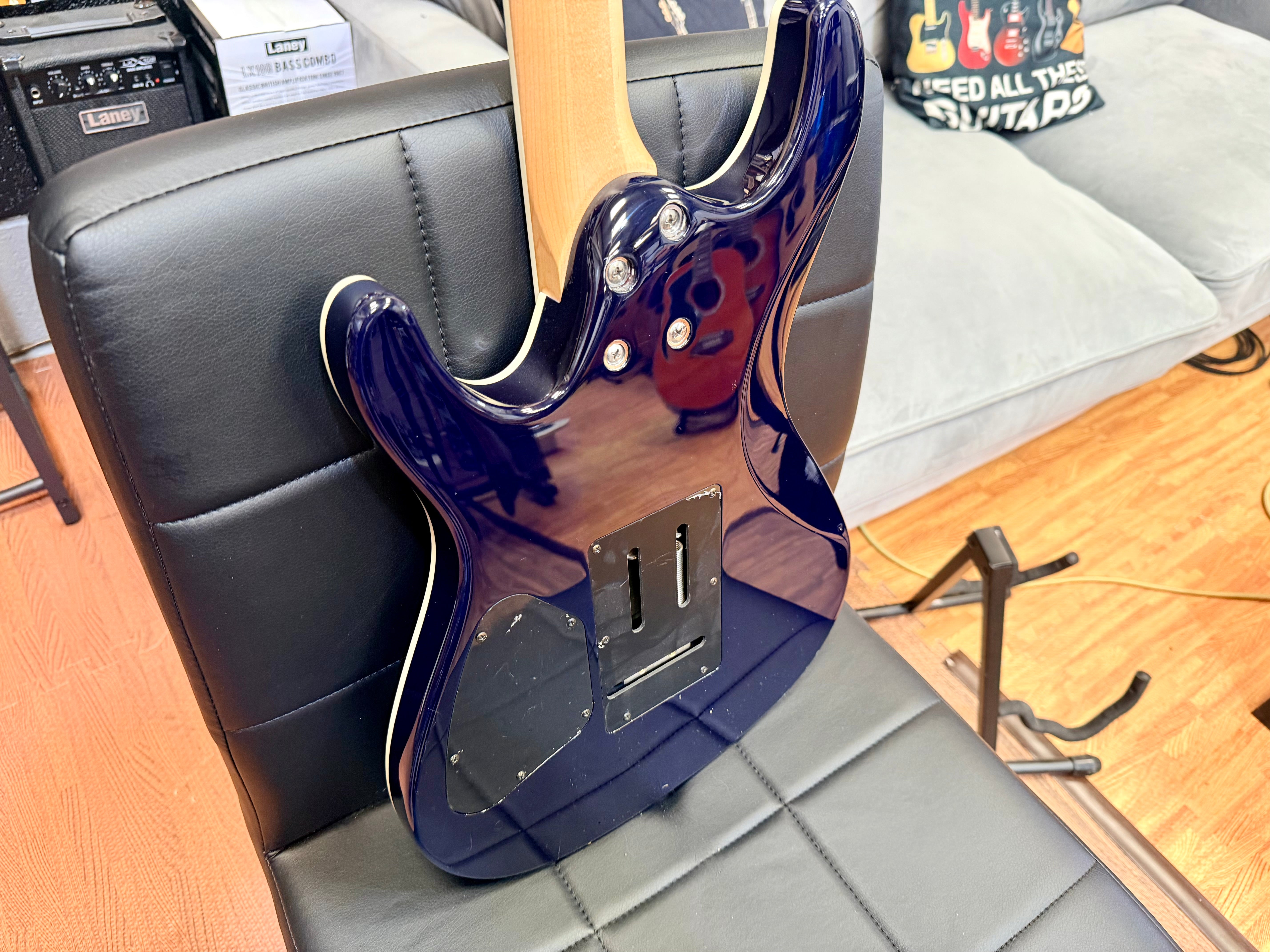 ✨2016✨ Ibanez SA360NQM-SPB~ Sapphire Blue~ SA Series Superstrat HSS Guitar!
