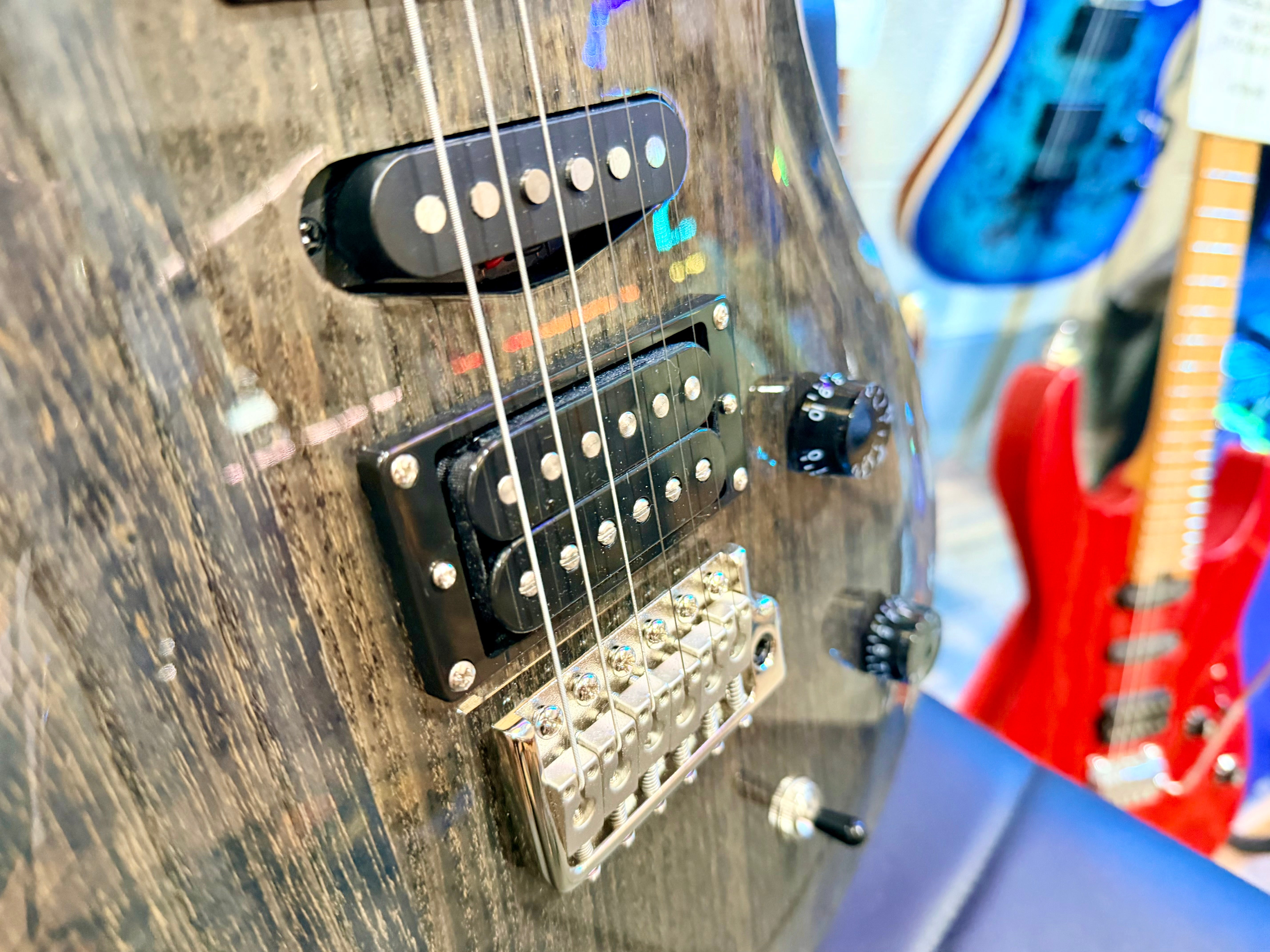 🌟MINT🌟PRS SE Specialty Swamp Ash Special~ Charcoal~ Maple Fretboard + Gig Bag!