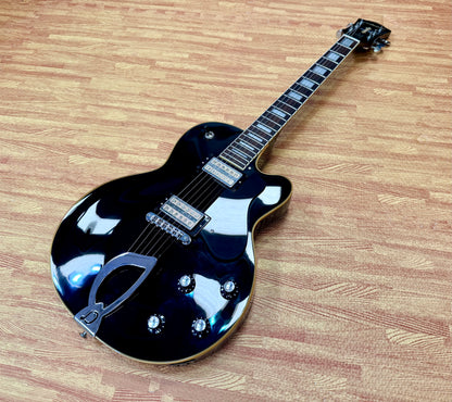 🔥2008🔥 DeArmond M-75 by Guild~ Gloss Black~  Korean Made With USA 2K Pickups!