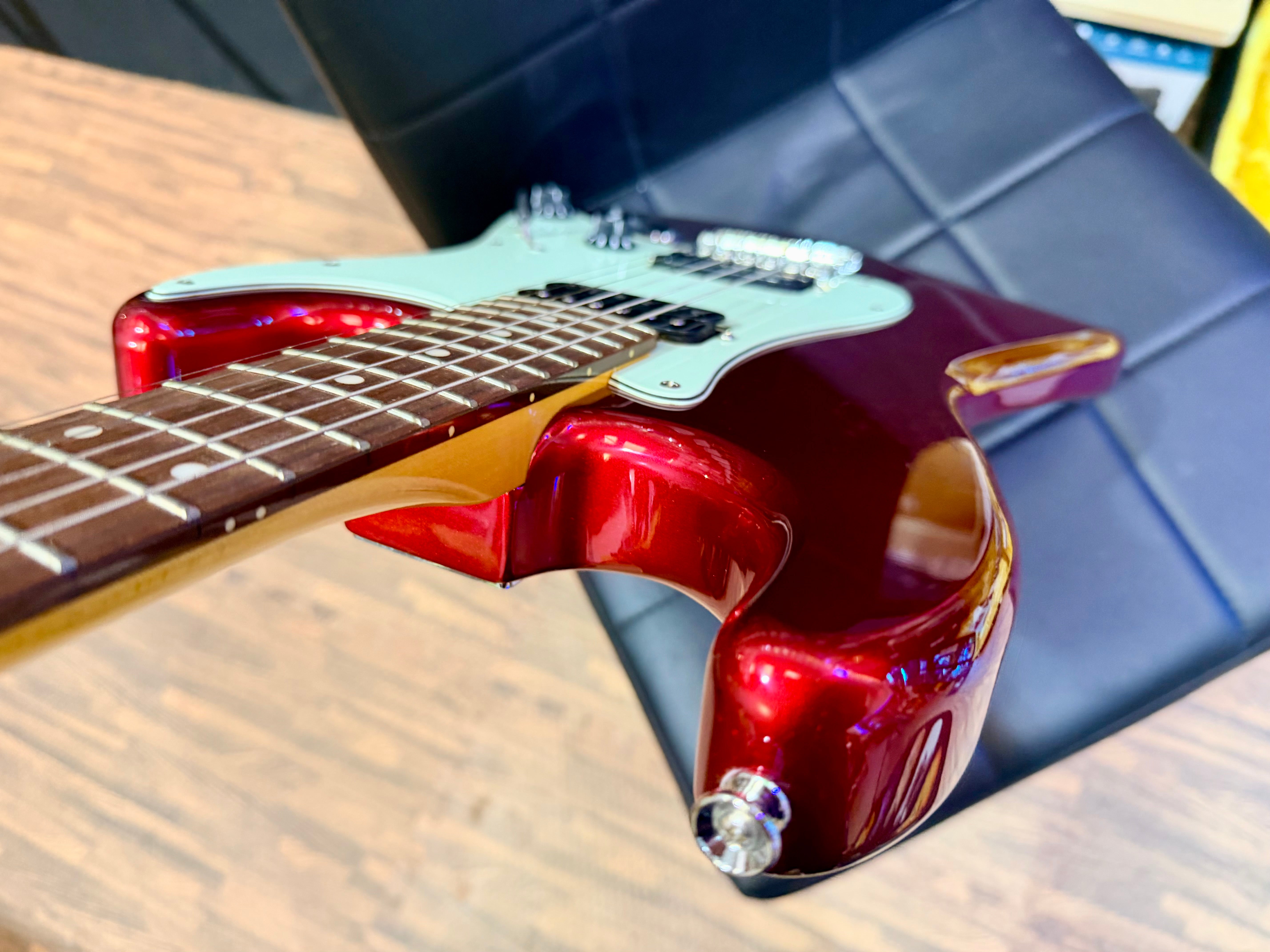 🔥RARE🔥 Vintage V6 ReIssued HH Electric Guitar Candy Apple Red Wilkinson Strat!
