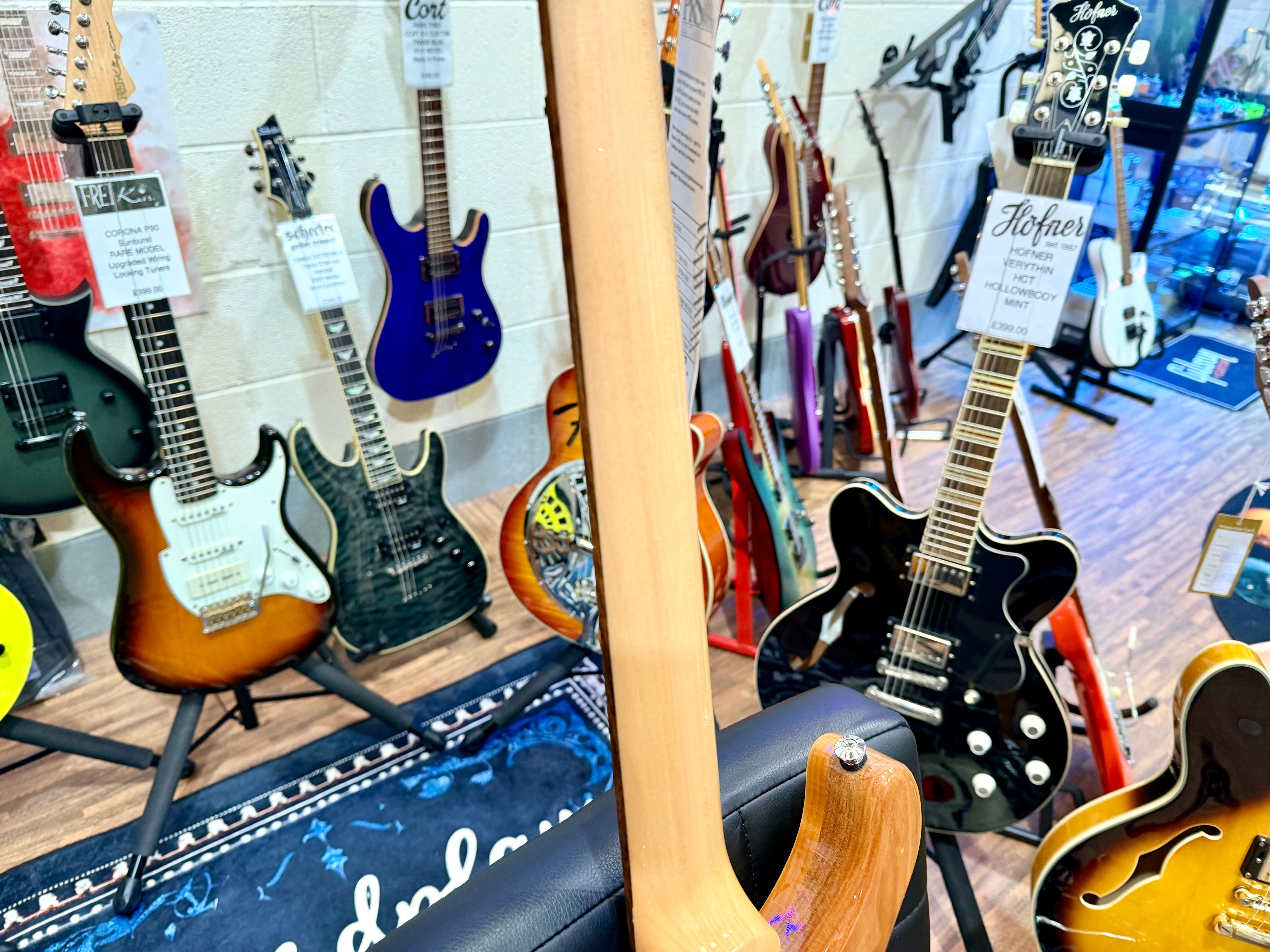 ☀️2023☀️ PRS SE Custom 22 Semi-Hollow in Santana Yellow~ Bare Knuckle Pickups!