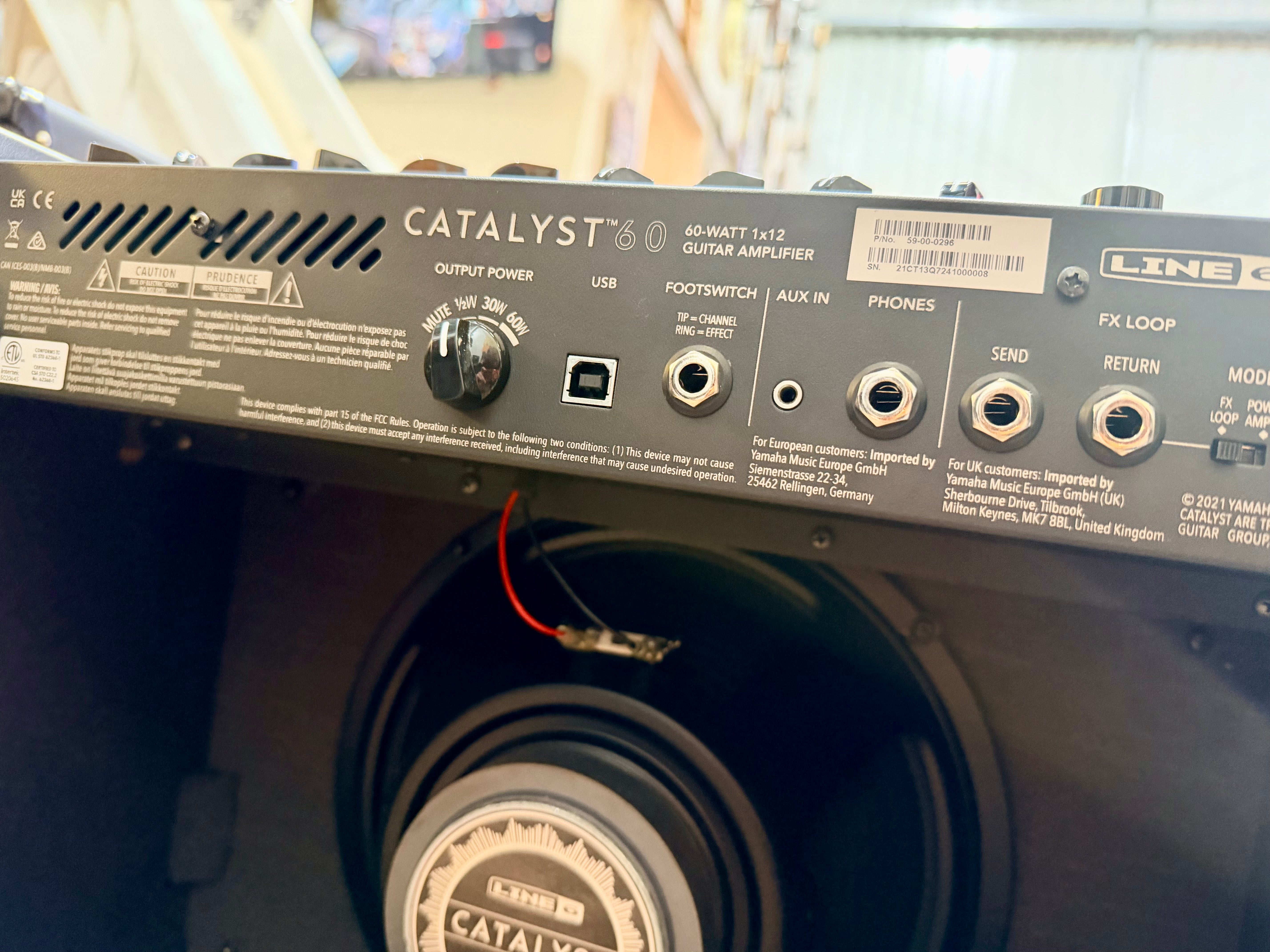 🔥EX-DEMO🔥 Line 6 Catalyst 60 Electric Guitar Combo Amp~ Footswitch & Cover!