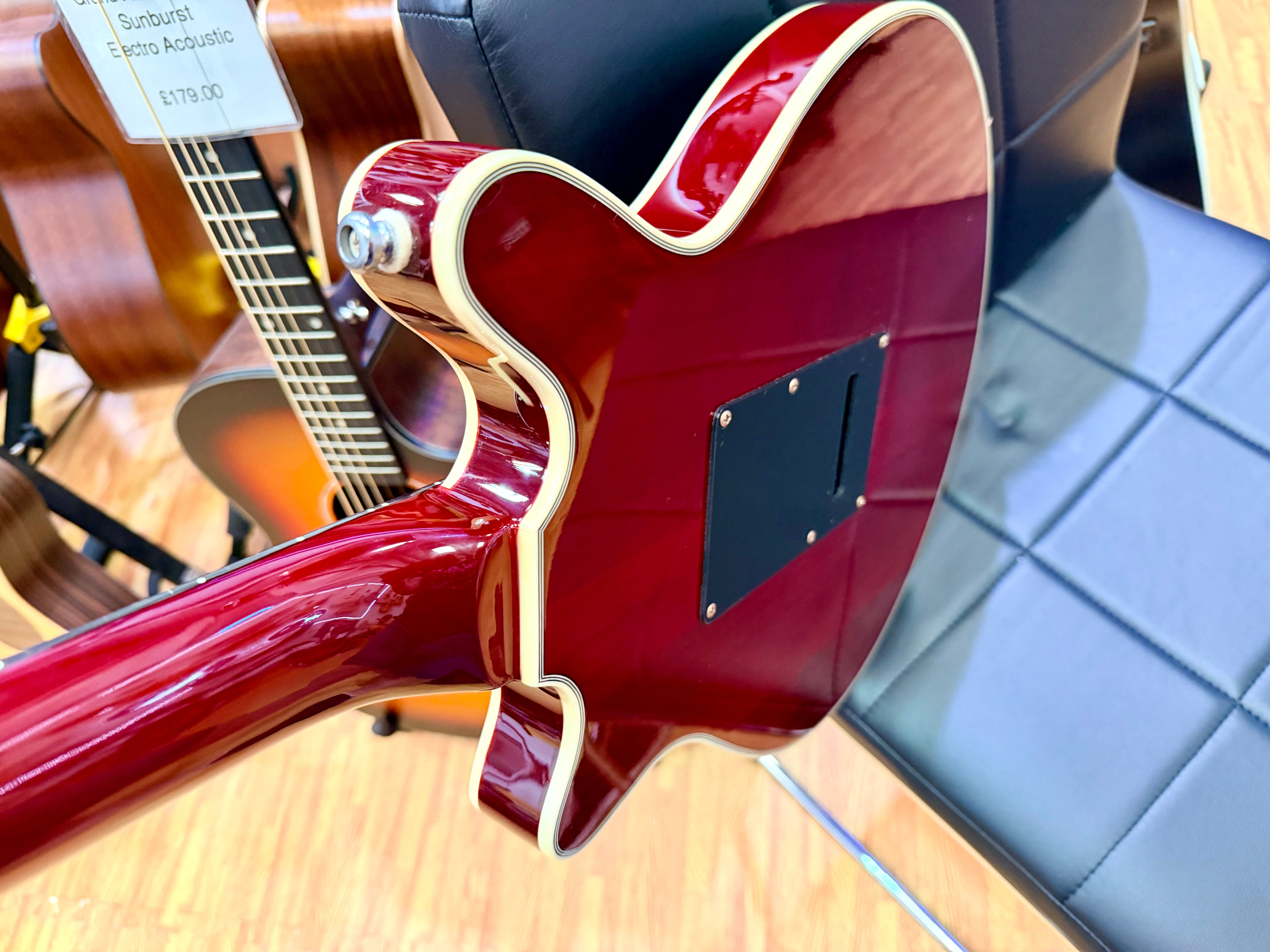 ⚡️2003⚡️ Burns London Brian May Signature Red Special~ Cherry Red Korean Made!