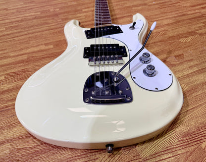 ✨MINT✨ Eastwood Sidejack Pro DLX~ Vintage White 2017 Electric Guitar Mosrite!