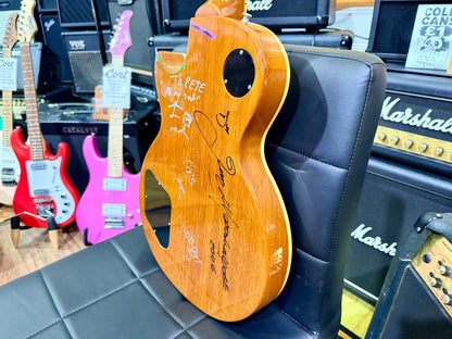 🌟 2005 Gibson USA Les Paul Standard Goldtop Jim Marshall OBE Signed + Case 🌟