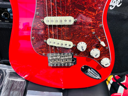 🌟NEW🌟 Vintage V60 Maple Coaster~ Electric Guitar Starter Pack Red~ Strat Style!