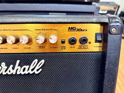 🎸 Marshall MG30DFX Guitar Combo Amplifier~ 30w Amp~ 10” Speaker 🎸