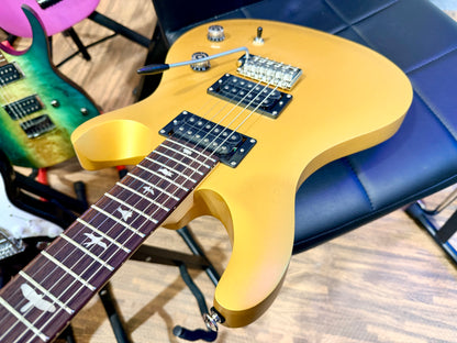 🌟NEW🌟 PRS SE CE24 Standard Satin~ Metallic Gold Electric Guitar~ Latest Model!