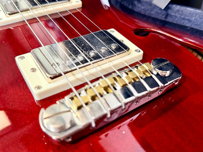 💥2022💥 PRS SE Standard Hollowbody Fire Red Burst + Hard Case~ Cherished!