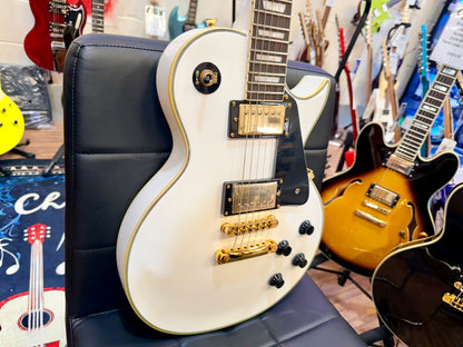 🔥NEW🔥 Vintage V100 ReIssued Electric Guitar – Arctic White Les Paul V100AW!