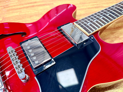 ✨2025✨ Epiphone Inspired by Gibson ES-335 Cherry~ Semi Hollow Electric Guitar!