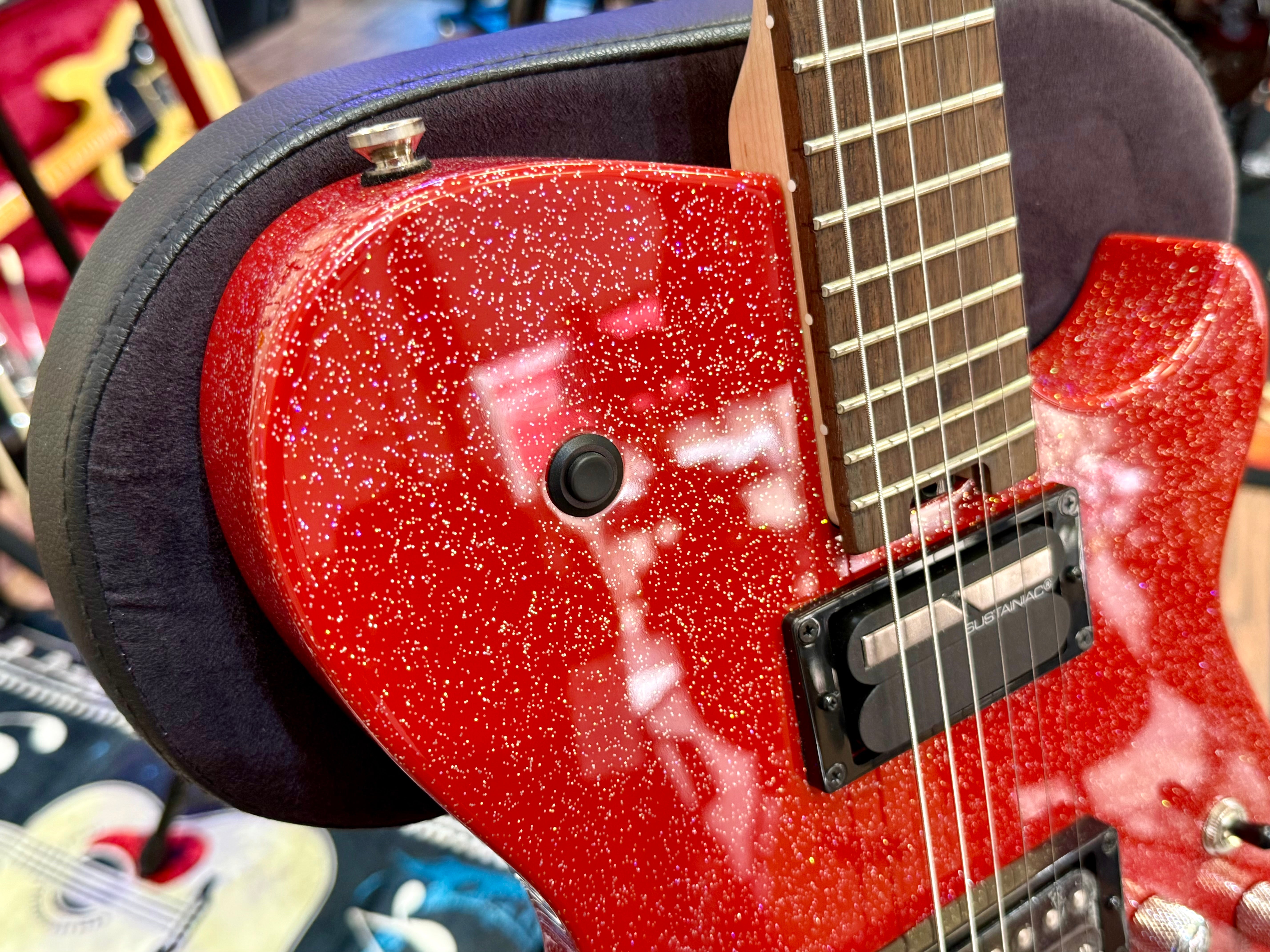 🔥NEW RELEASE🔥 Manson Meta Series Matt Bellamy MBM-2H Sustainiac~ Red Sparkle!