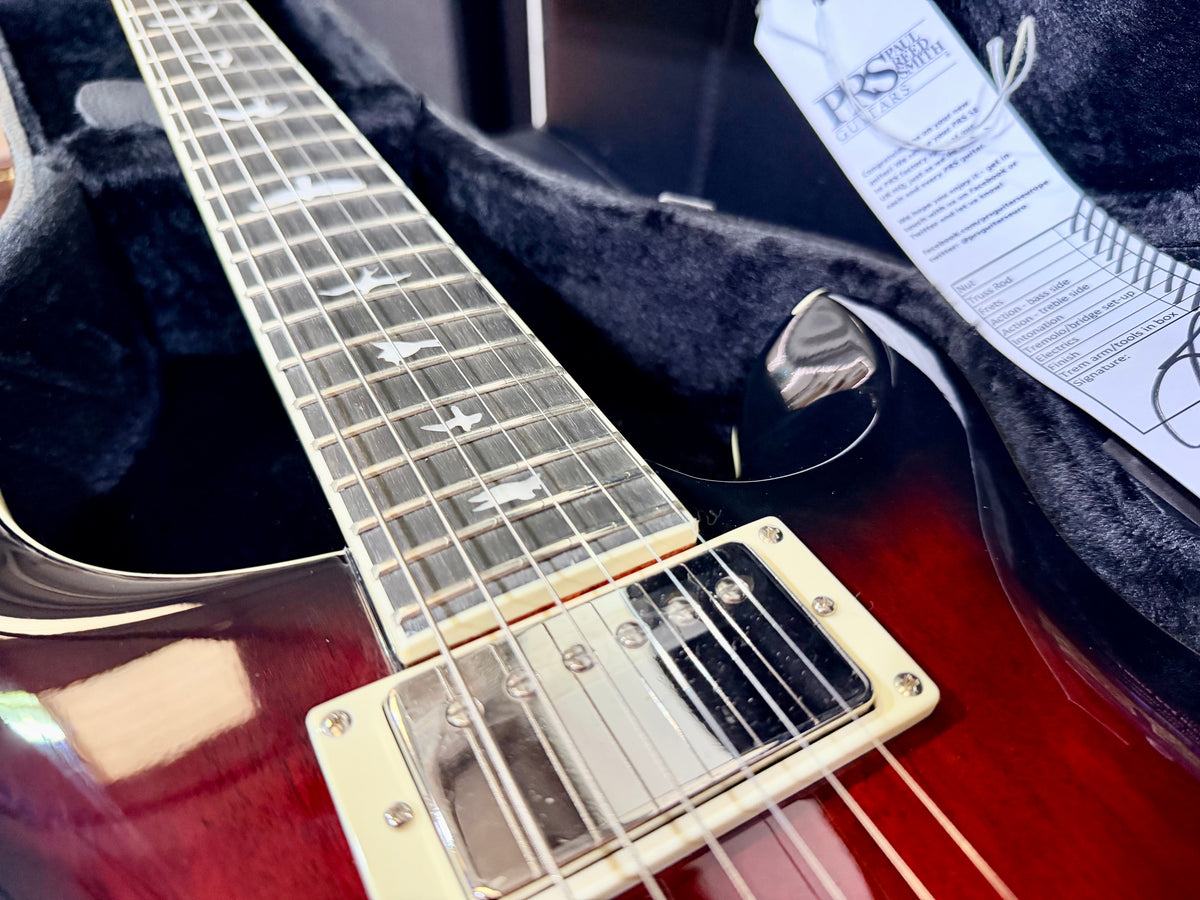 💥2022💥 PRS SE Standard Hollowbody Fire Red Burst + Hard Case~ Cherished!
