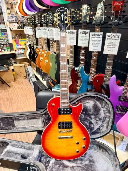 🔥GIBSON PICKUPS🔥 Epiphone Prophecy Les Paul Custom Plus GX~ Cherry Sunburst!