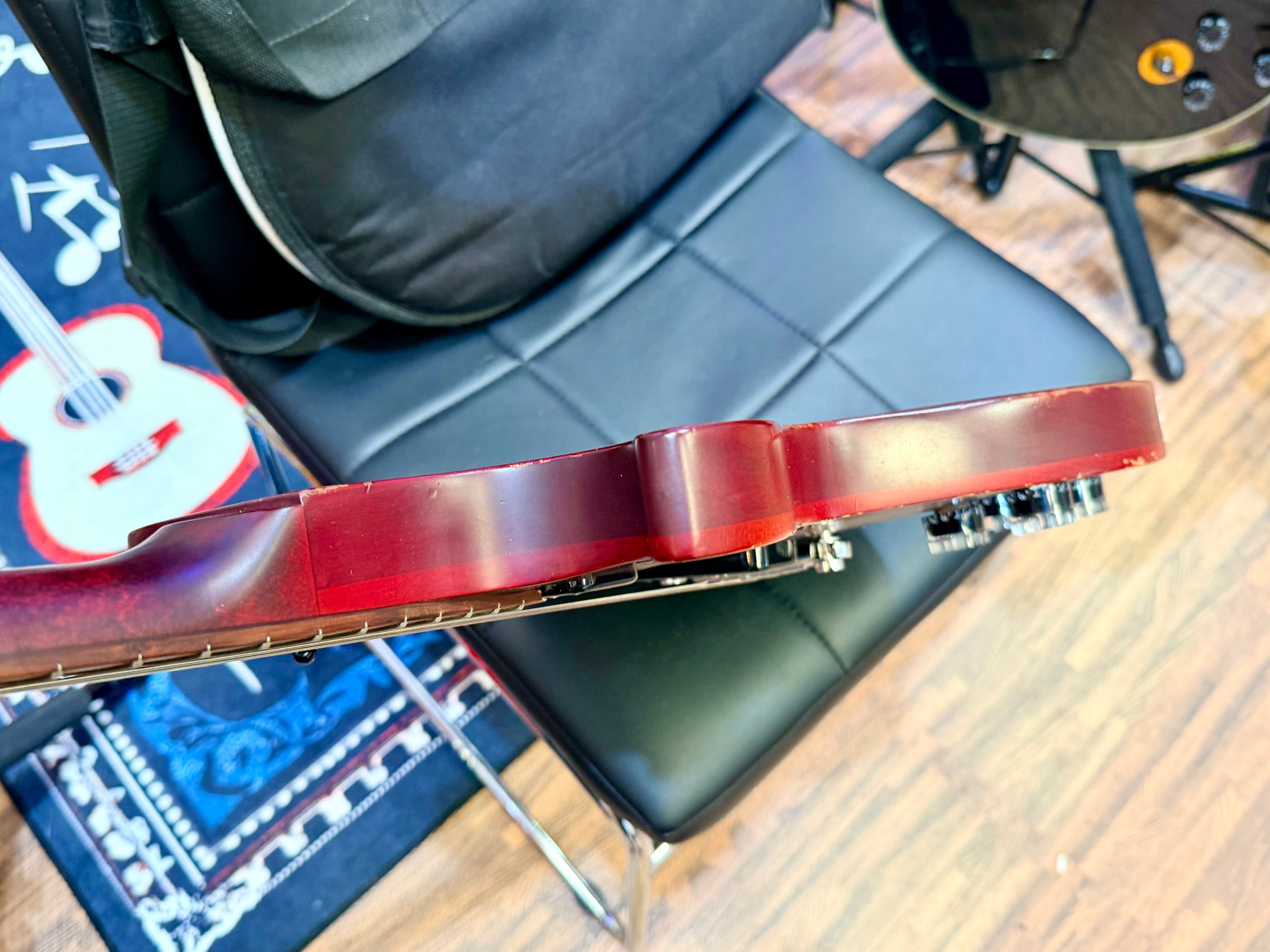 🔥2014🔥 Gibson Les Paul Melody Maker 120th Anniversary~ Worn Cherry~ P90s + Bag