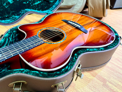 Faith Blood Moon Venus FVBMB All-Solid Trembesi Electro-Acoustic Guitar + Case