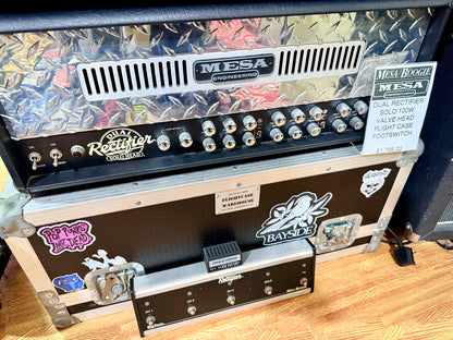🔥 Mesa Boogie Dual Rectifier Solo Head Amplifier 100W Valve Amp + Case 🔥