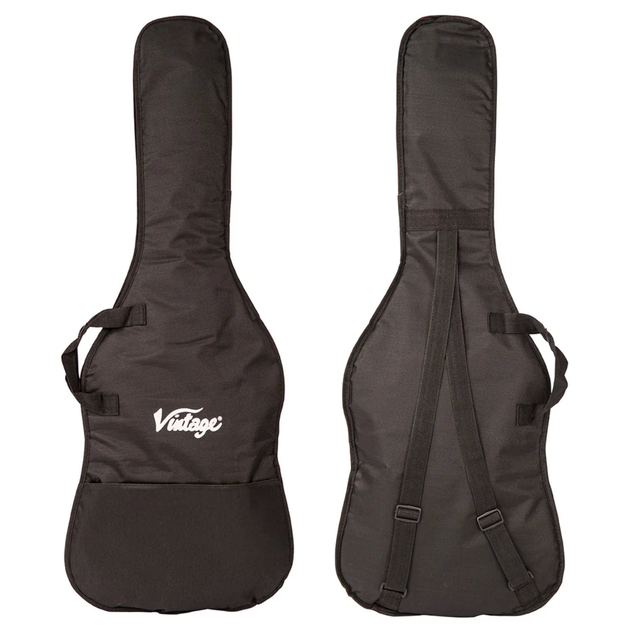 Vintage V60 Coaster Series Electric Guitar Starter Pack Bundle~ Boulevard Black