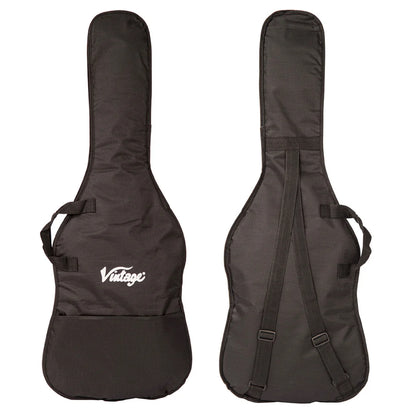 Vintage V60 Coaster Series Electric Guitar Starter Pack Bundle~ Boulevard Black