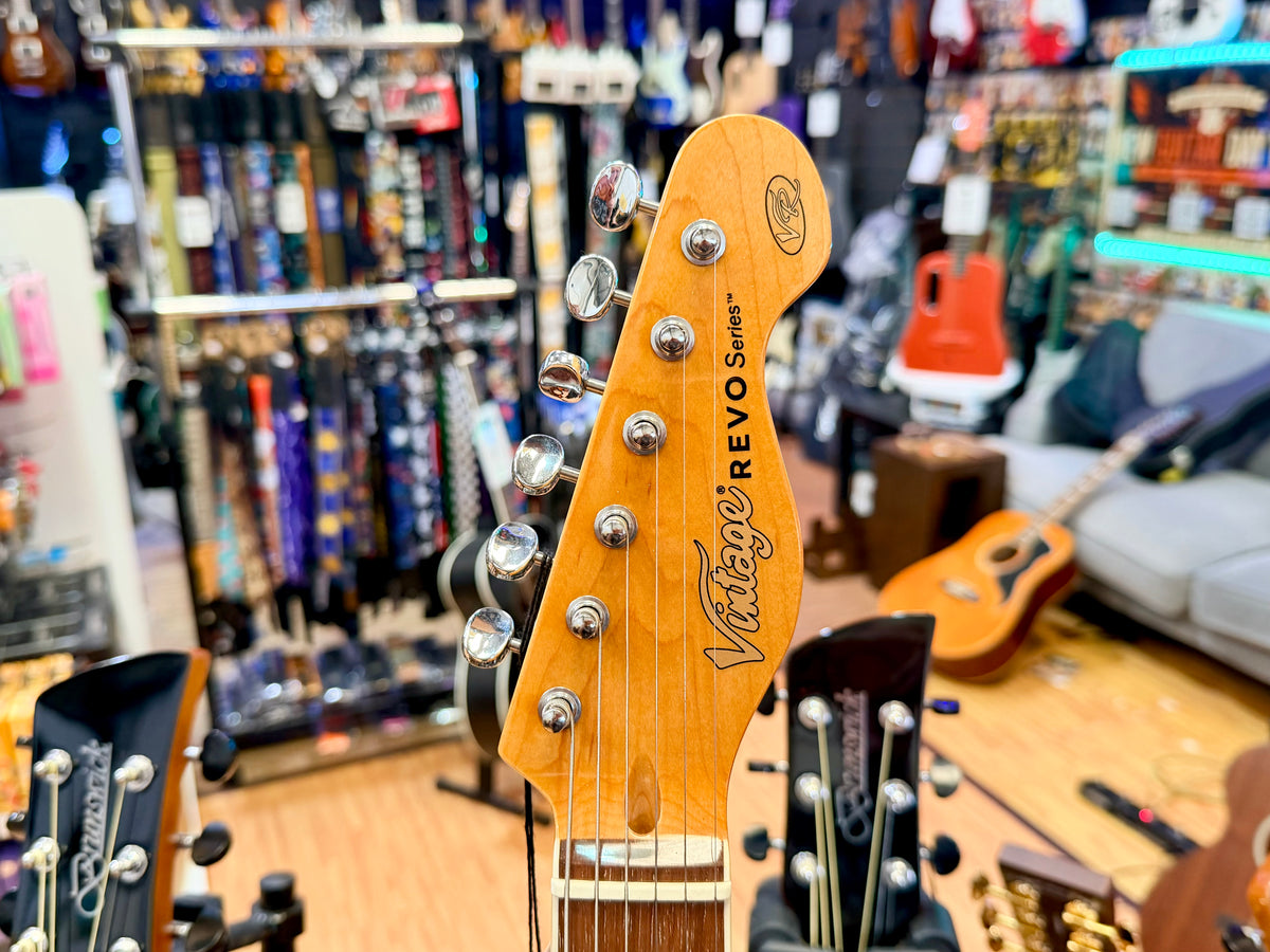 Vintage REVO Series Trio VRBT72HB~ Honeyburst~ Triple P90~ Last One DEAL