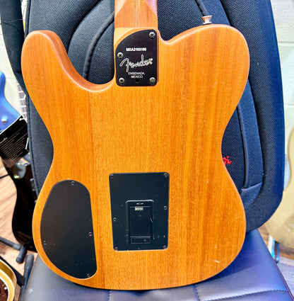 🌟2021🌟 Fender Acoustasonic Player Telecaster~ Butterscotch Aged Natural + Bag!
