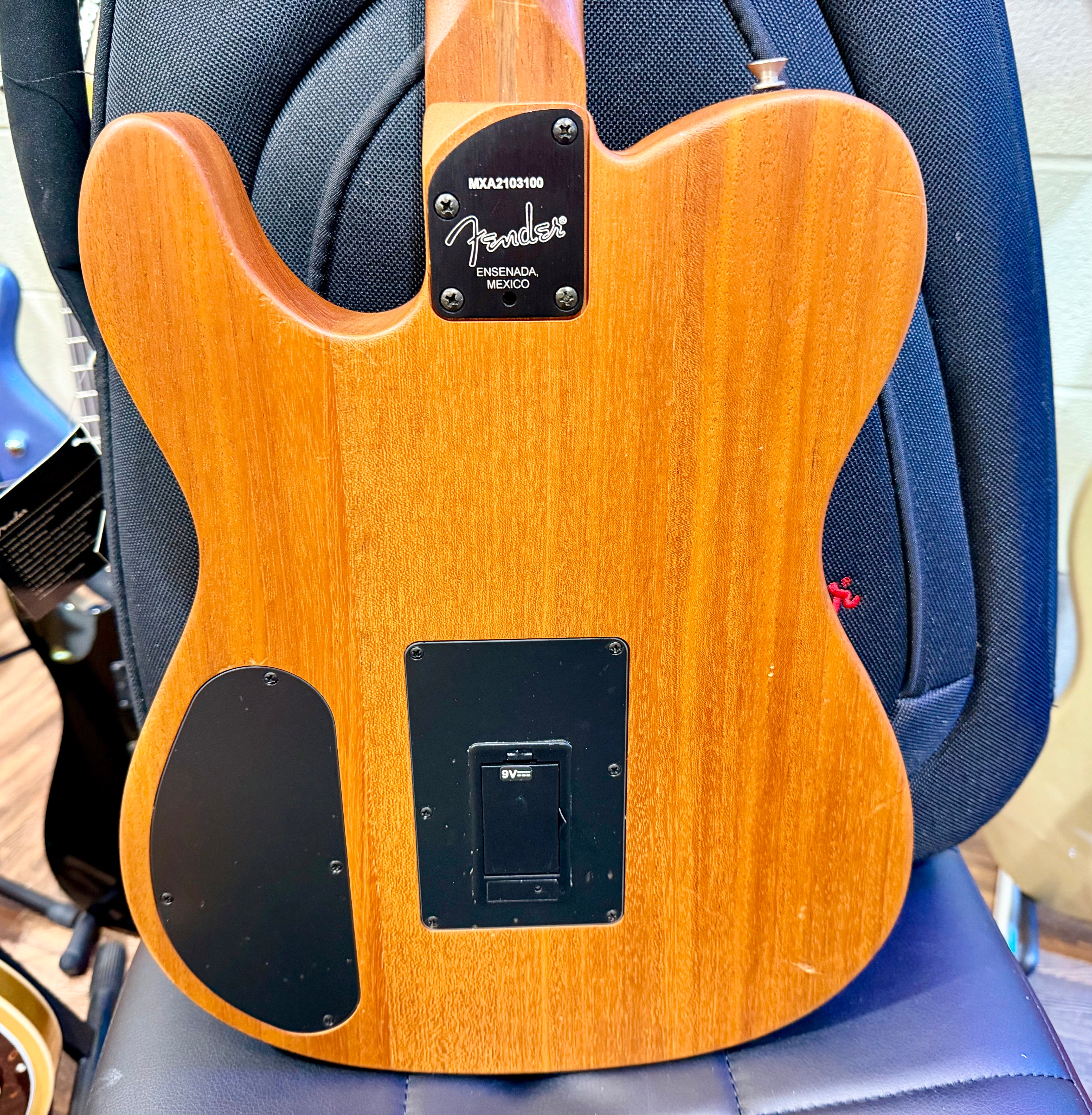 🌟2021🌟 Fender Acoustasonic Player Telecaster~ Butterscotch Aged Natural + Bag!