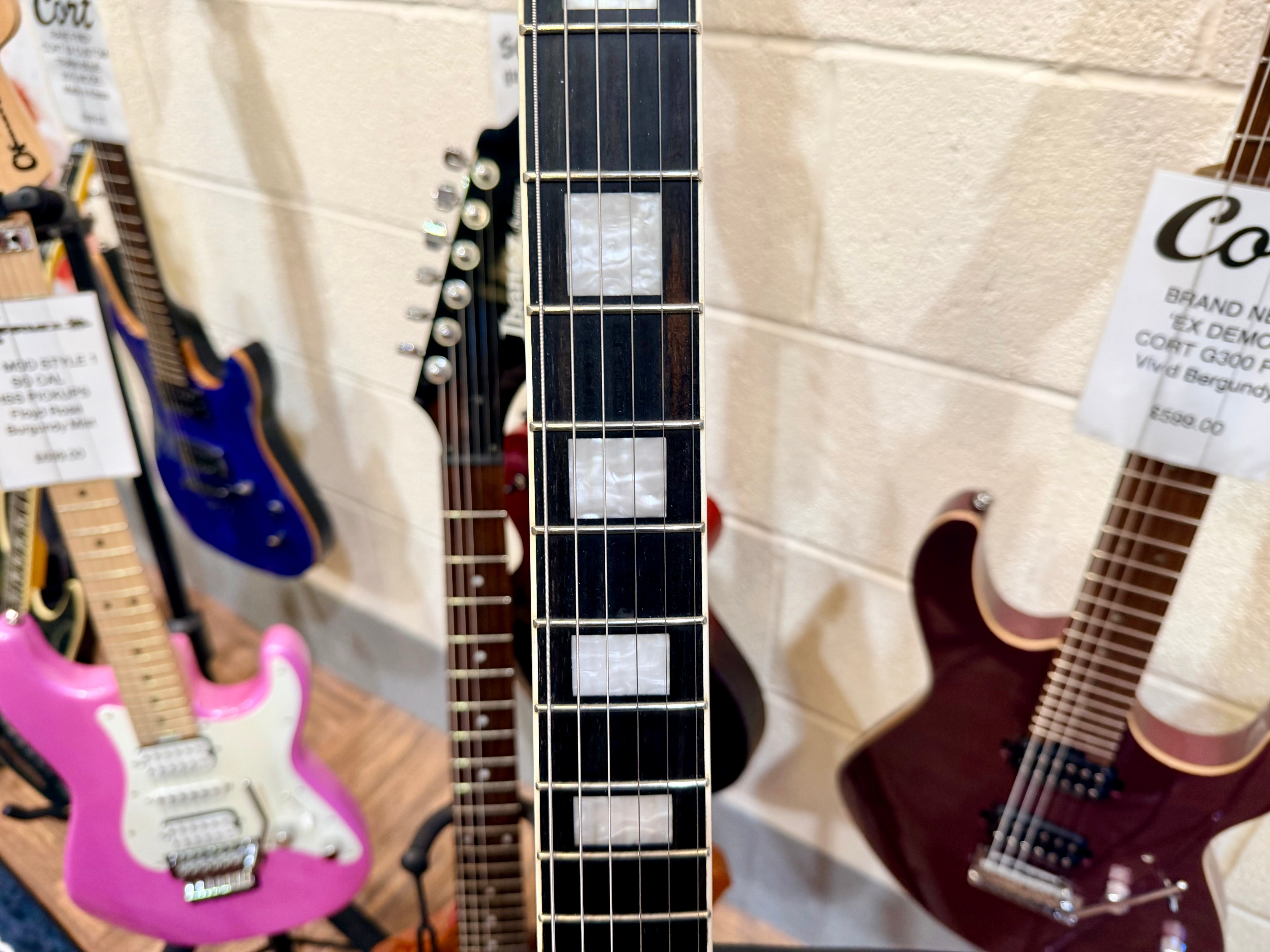 ⚡️MINT 2021⚡️ Epiphone Les Paul Custom Guitar~ Alpine White~ Inspired By Gibson!