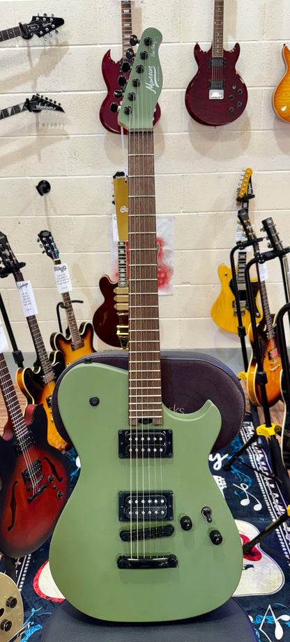 🔥2025 NEW RELEASE🔥 Manson Meta Series Matt Bellamy MBM-2H~ Satin Olive Green!