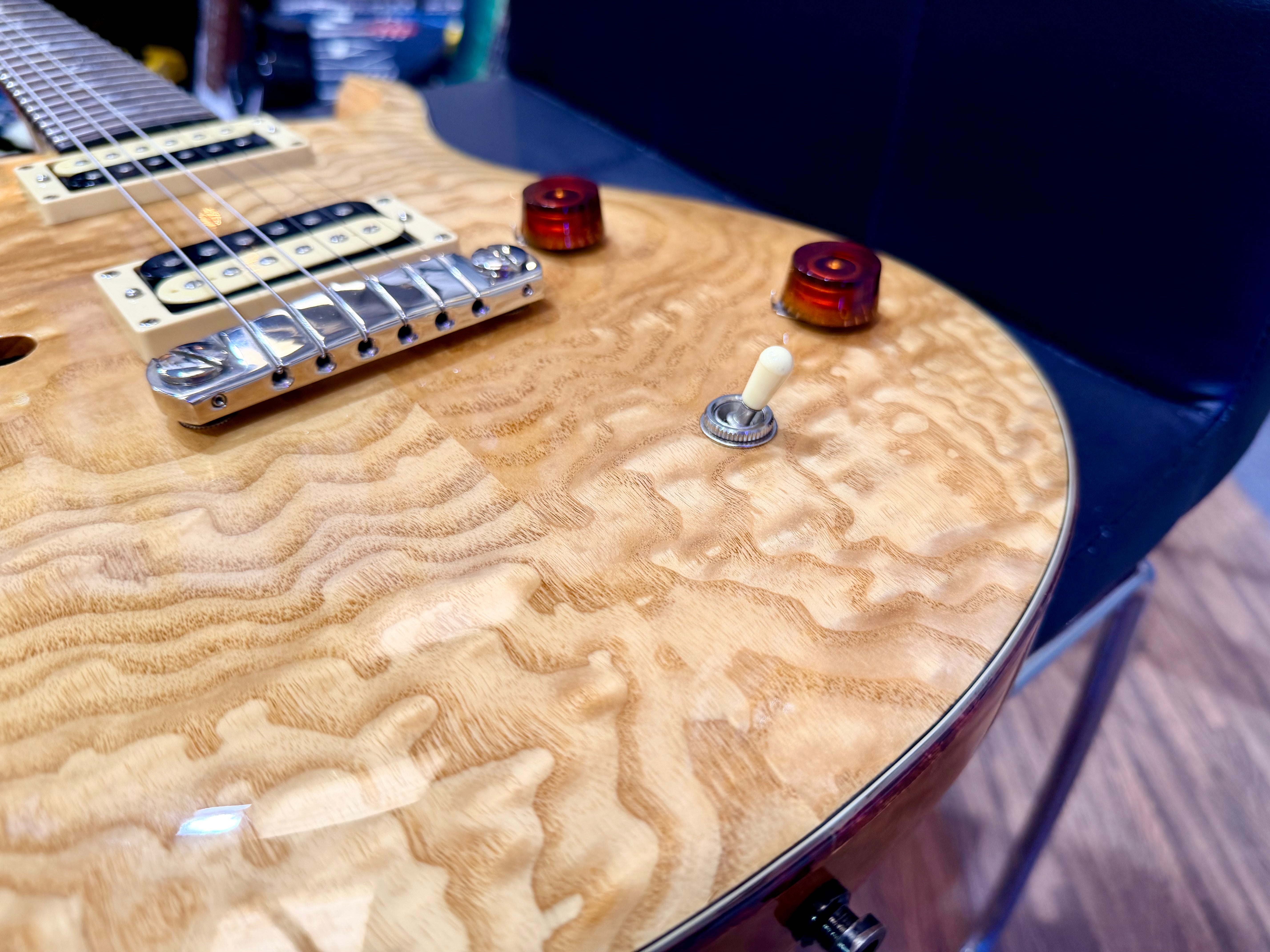 ⚡️RARE⚡️ PRS SE Exotic Custom 22 Semi-Hollow Swamp Ash Quilt~ Limited Run~ 2017!