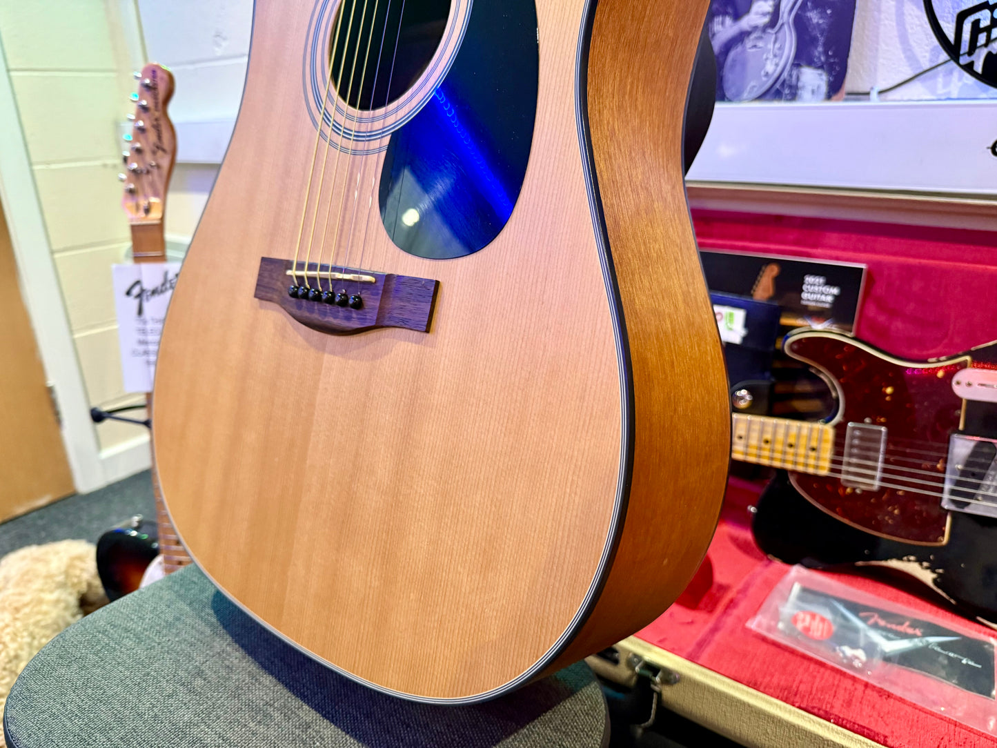 🌟MINT🌟 Farida D-8X0P Dreadnought Acoustic Guitar~ Natural Satin~ 2014 Model!