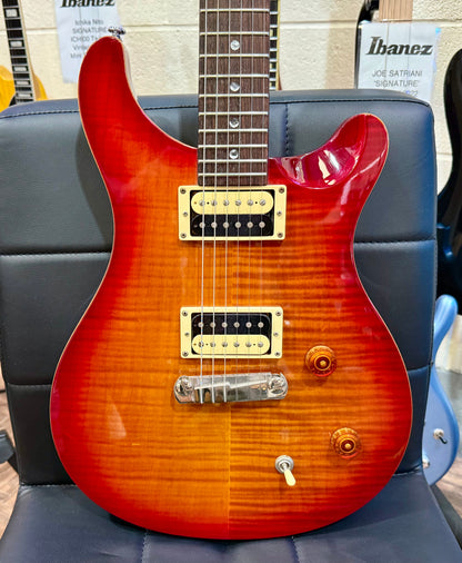 🌟2007 KOREA🌟 PRS SE Custom 22~ Flat Top Model~ Cherry Sunburst~ Moon Inlays!
