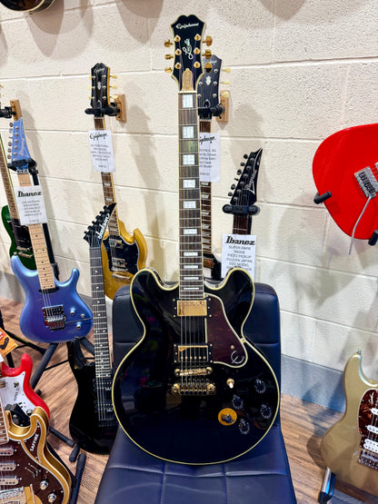 🔥MINT🔥 Epiphone B.B. King Lucille Guitar~ 2016~ Ebony Black~ Semi-Hollowbody!