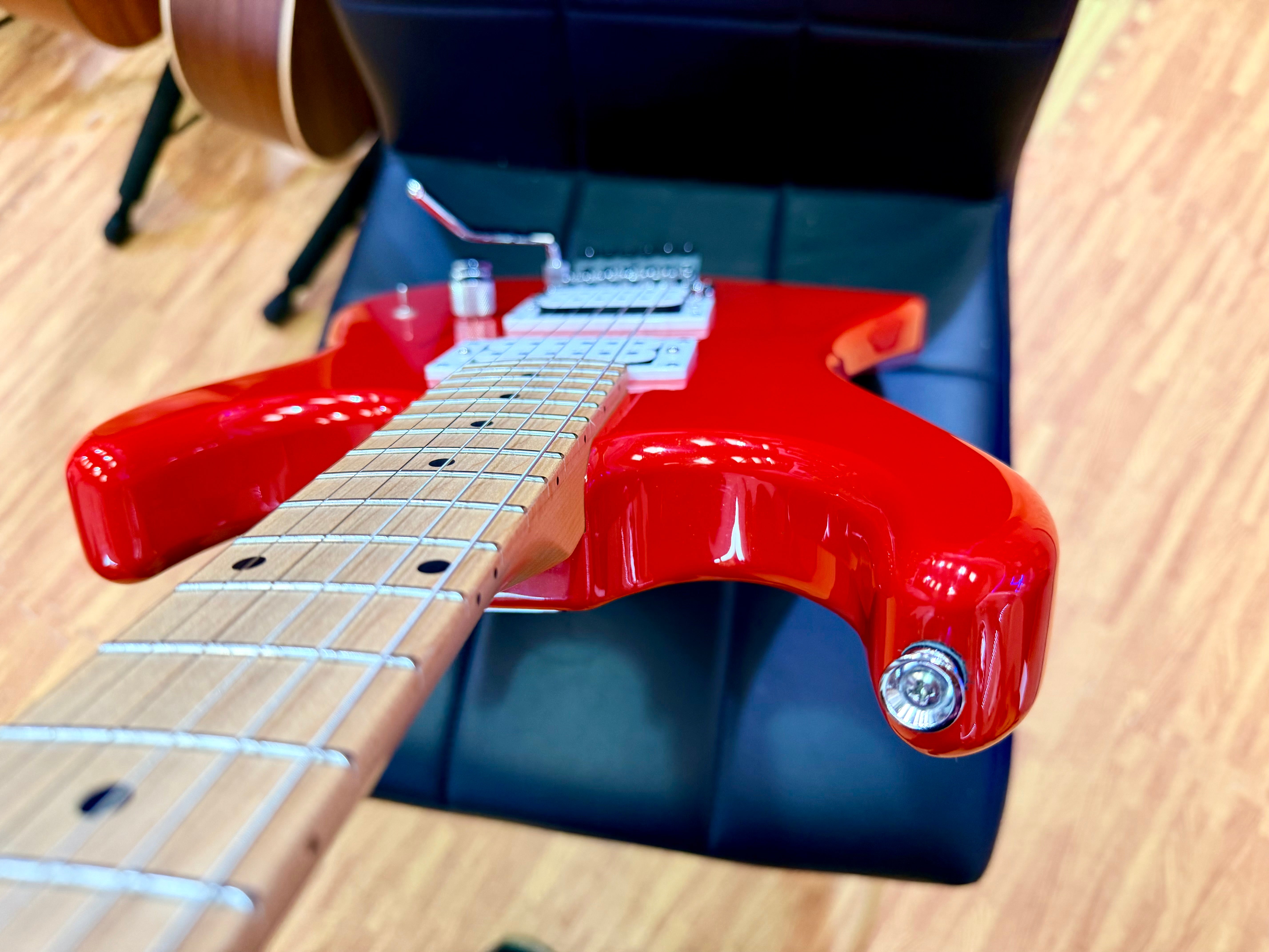 🔥2021🔥 Kramer Pacer Classic FR Special~ Scarlet Red Metallic~ Floyd Rose HH!