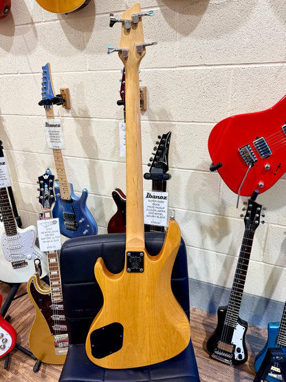 🎸 Washburn XB100 Electric Bass Guitar~ Hard Case~ Natural Gloss 🎸