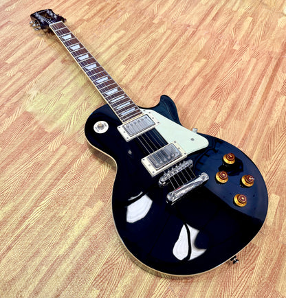 🔥2017🔥 Epiphone Les Paul Standard~ Ebony Gloss Black Electric Guitar