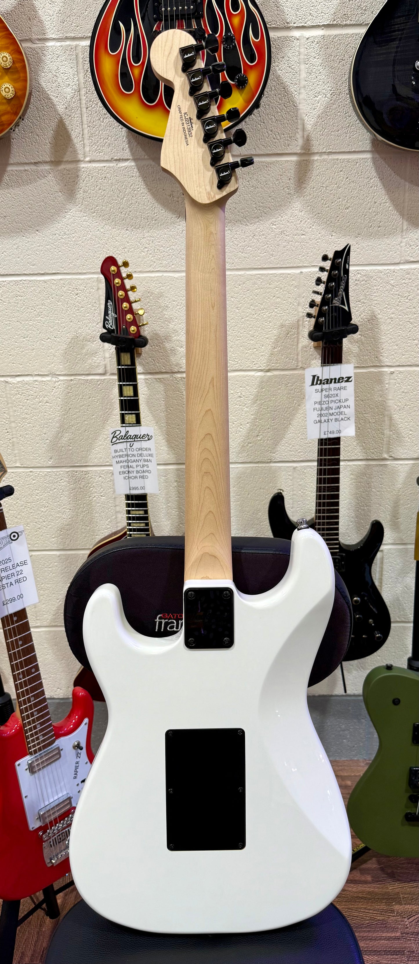 🔥MINT 2023🔥 Jackson Adrian Smith SDXM~ Snow White~ Iron Maiden Signature!