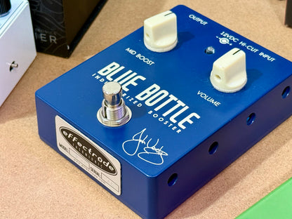 🎸MINT🎸 Effectrode Blue Bottle Inductorized Booster Pedal~ Valve Guitar Effects