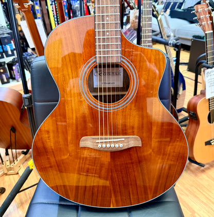 ✨NEW✨ Brunswick BTK60KO Koa Grand Auditorium Cutaway Electro Acoustic Guitar!
