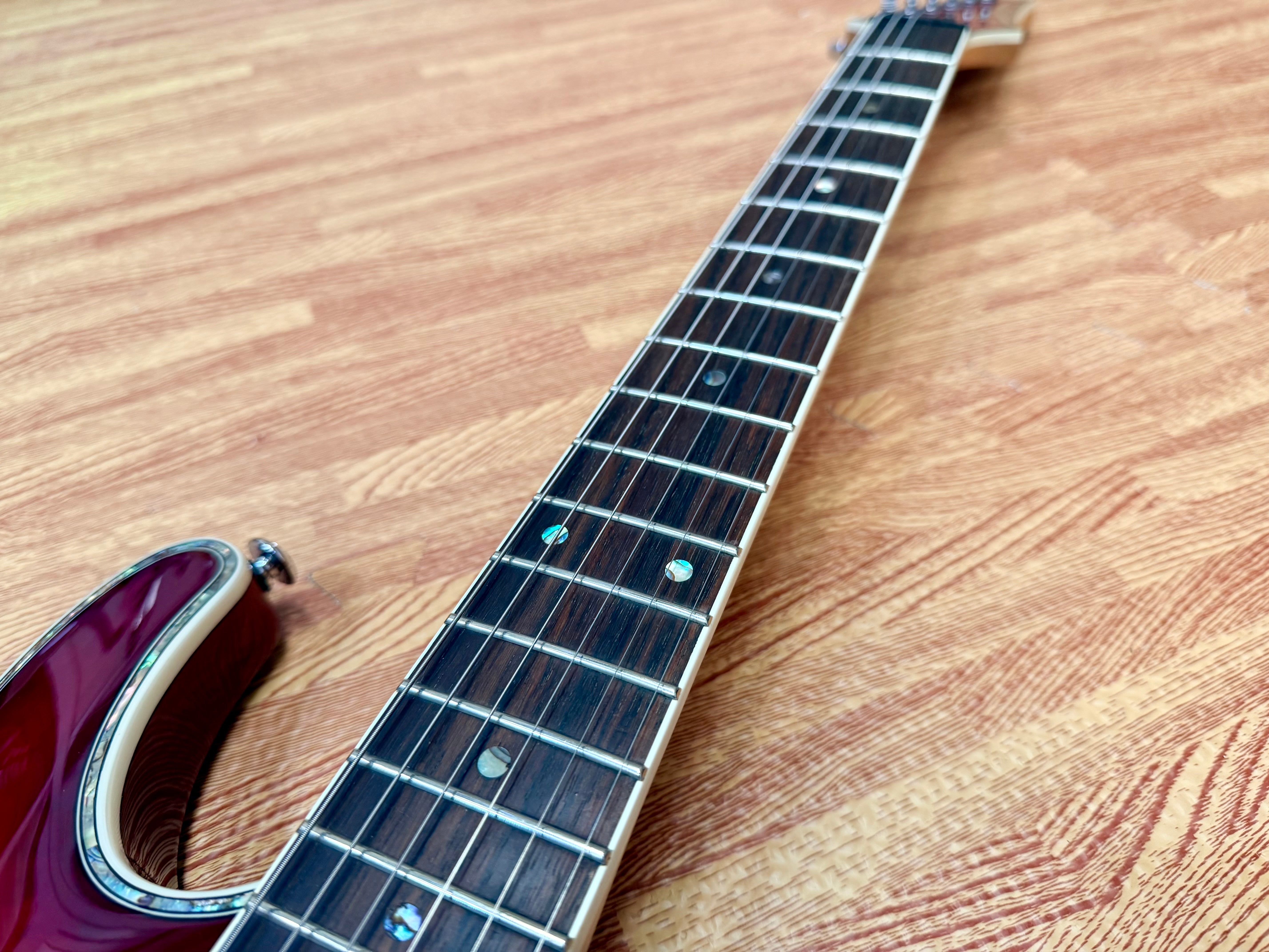 ⚡️2020⚡️ Ibanez SA360QM SA Series Electric Guitar~ Transparent Red Burst~ HSS!