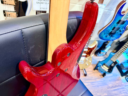 🔥 5 STRING 🔥 Epiphone Toby By Tobias Deluxe V Electric Bass Guitar~ Gloss Red!