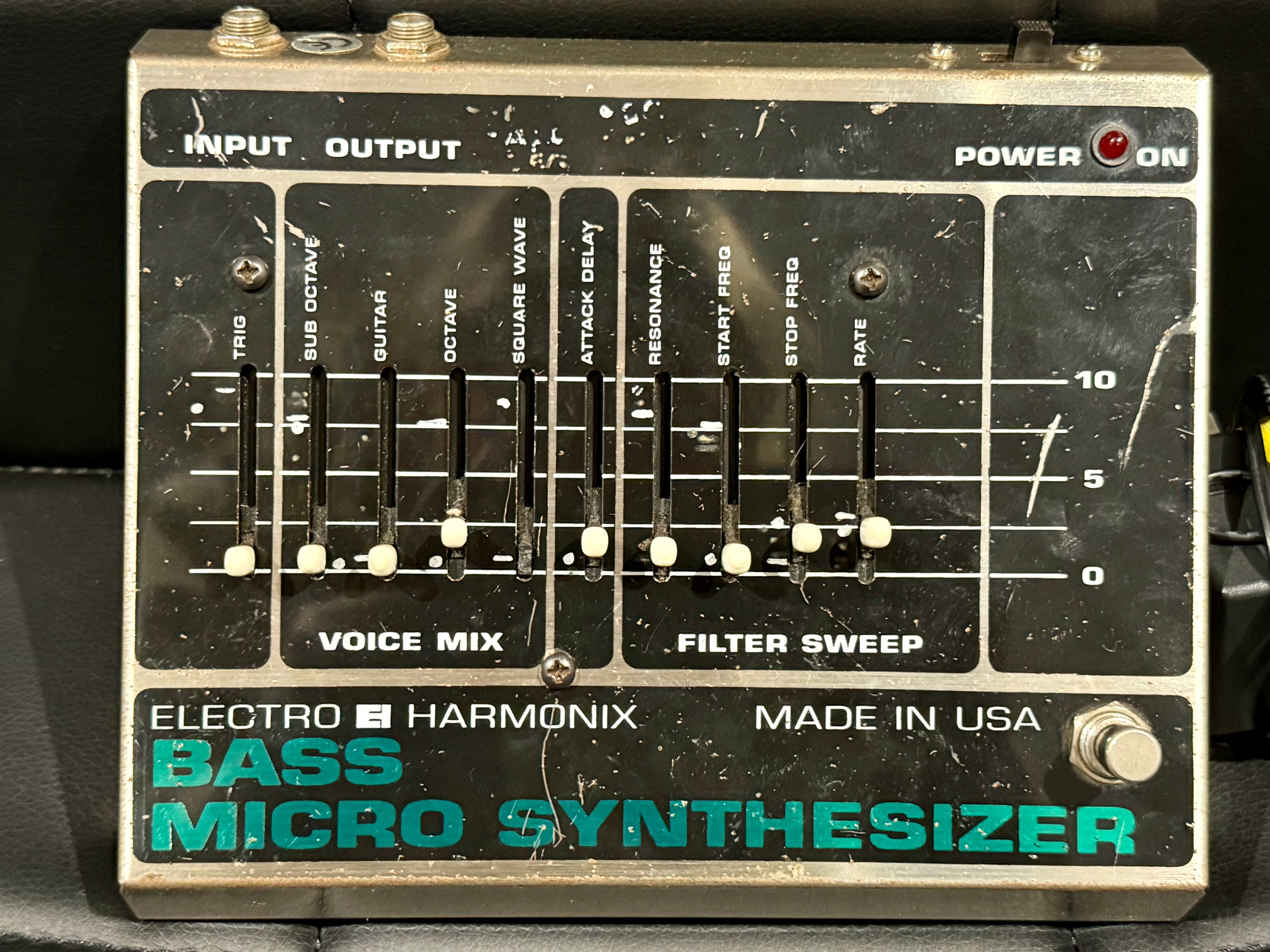 🎸 VINTAGE 90’s 🎸Electro Harmonix Bass Micro Synthesizer Synth Guitar Pedal!