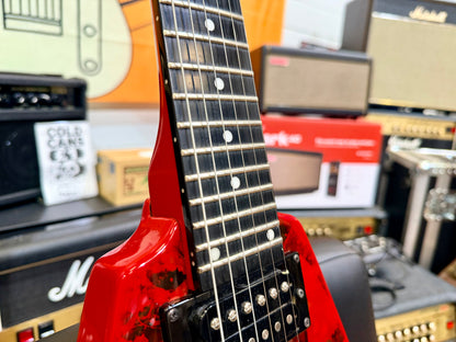 🔥RARE🔥 2016 Epiphone Jeff Waters Annihilation II Flying V~ Annihilator Red!