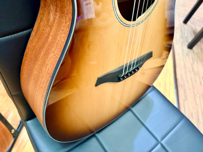 ✨NEW✨ Vintage Pacific Coast VEC300CA Electro-Acoustic Guitar~ Cappuccino Burst!