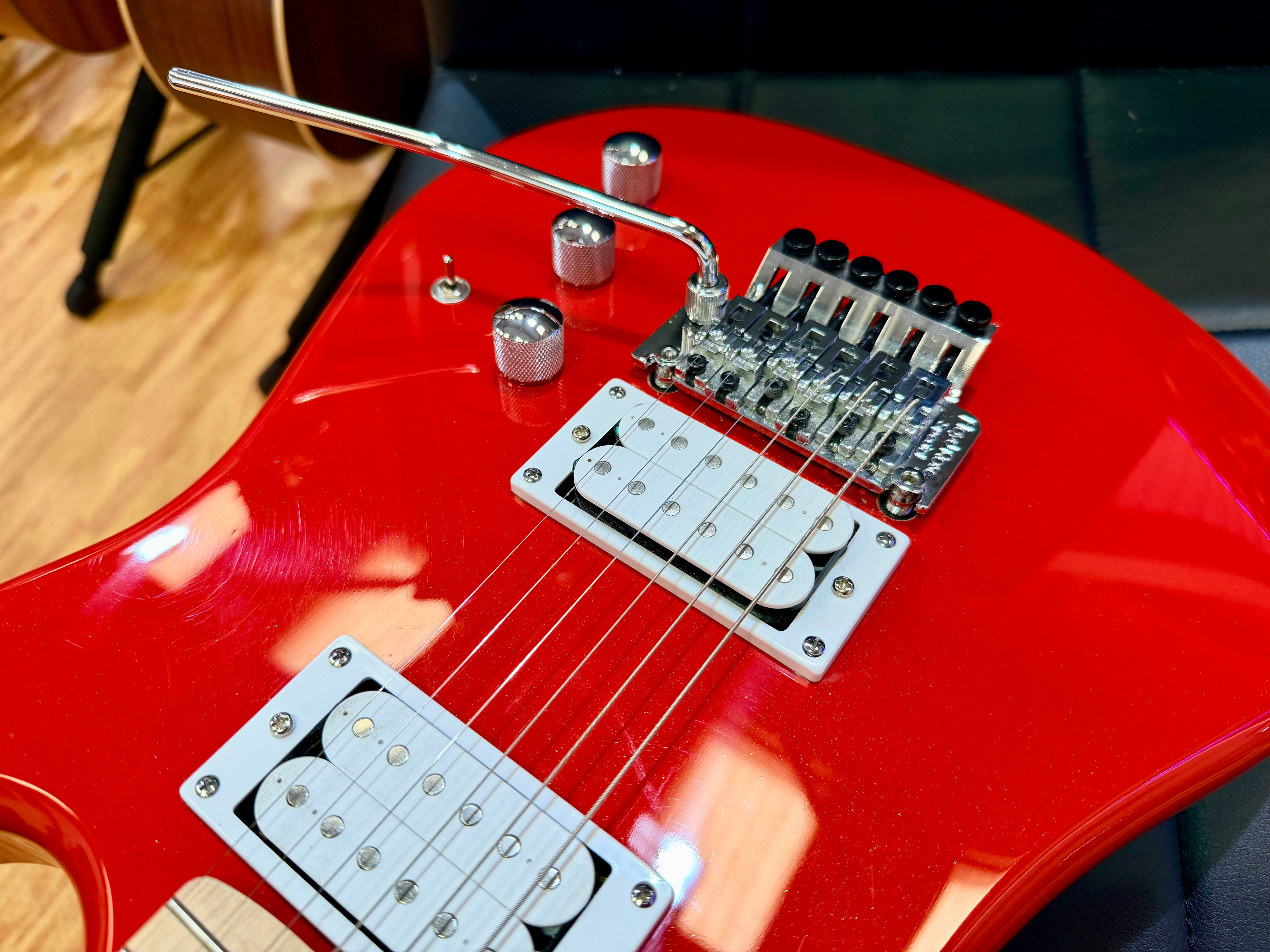 🔥2021🔥 Kramer Pacer Classic FR Special~ Scarlet Red Metallic~ Floyd Rose HH!