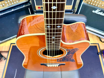 🌟2013🌟 Epiphone Masterbilt DR-500MCE Electro Acoustic Guitar All Solid~ Natural