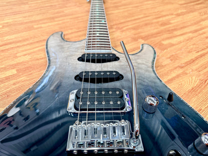 🔥2024🔥 Ibanez SA360NQM Black Mirage Gradation HSS Electric Guitar~ MINT!