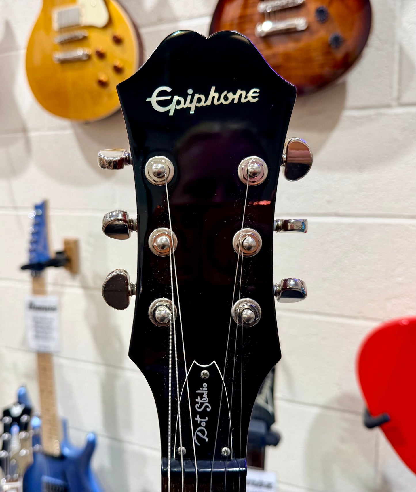 🍒LTD EDITION🍒 Epiphone Dot Studio ES-335 Semi-Hollow~ Custom Shop Cherry Red!