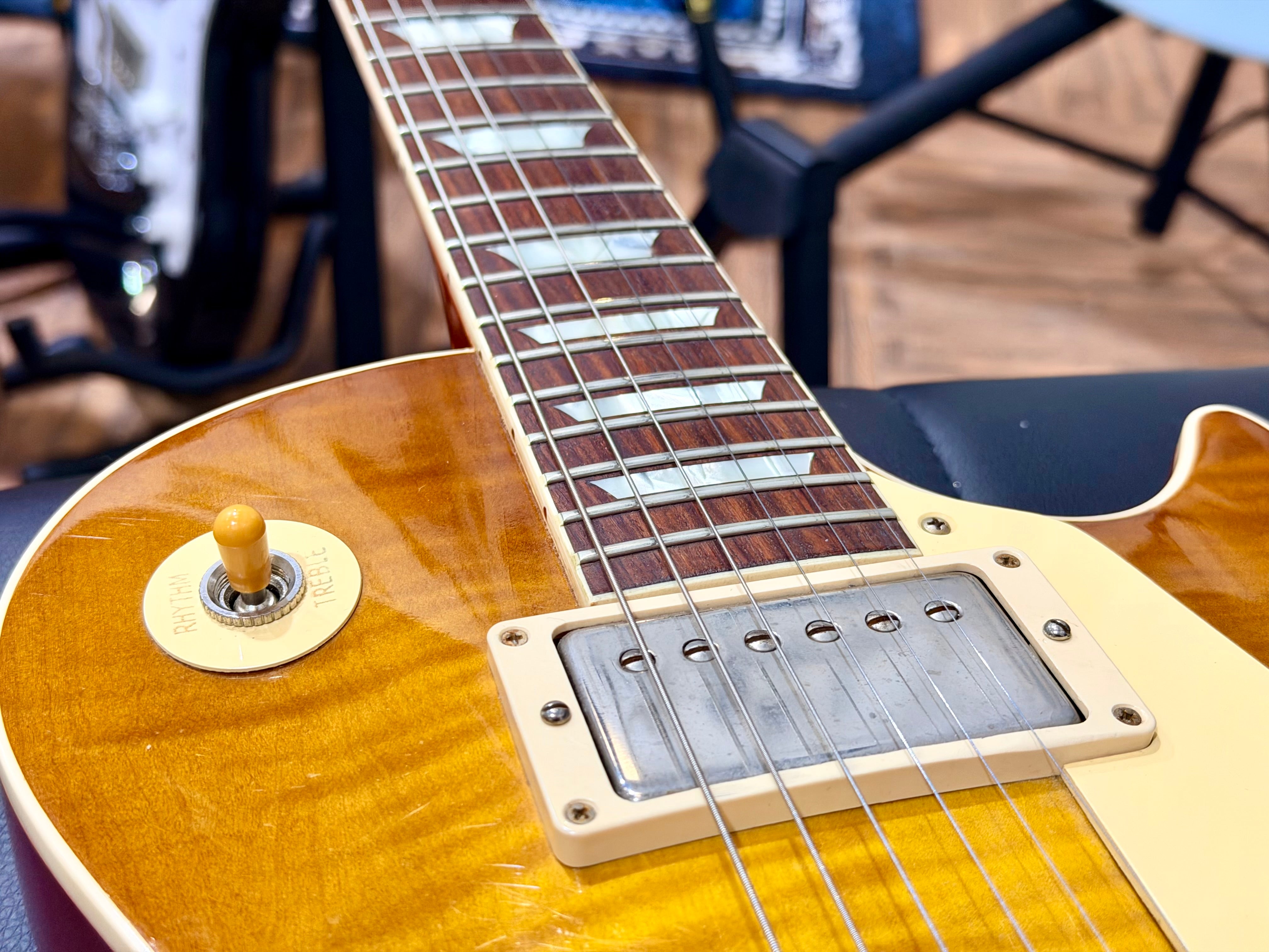 🔥2018🔥 Gibson 1959 Les Paul Custom Shop R9 VOS~ Historic Reissue~ Honey Burst!