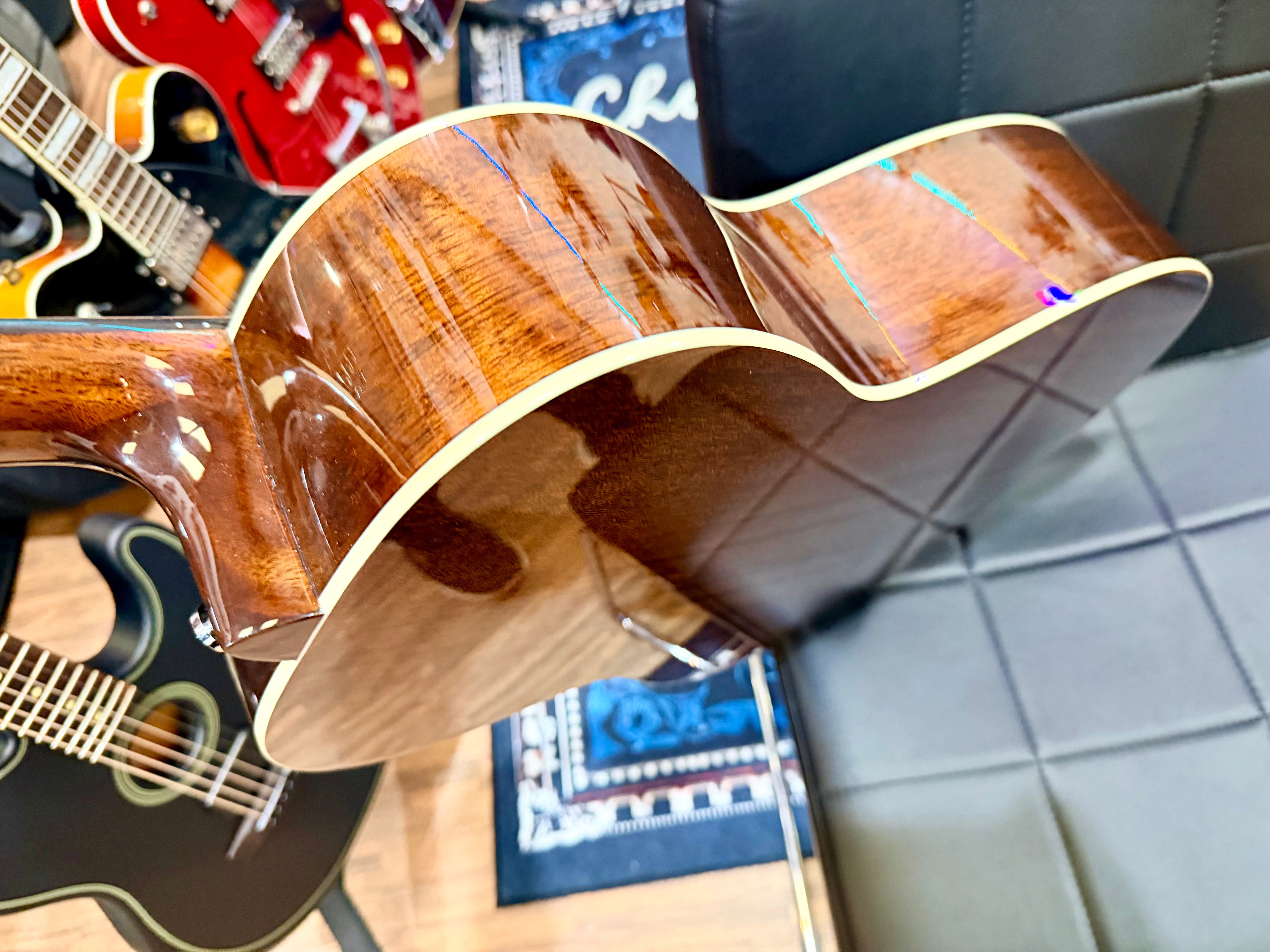 🌟MINT🌟 Rathbone R6M Solid Mahogany Top~ No 6 Series Acoustic Parlour Guitar!