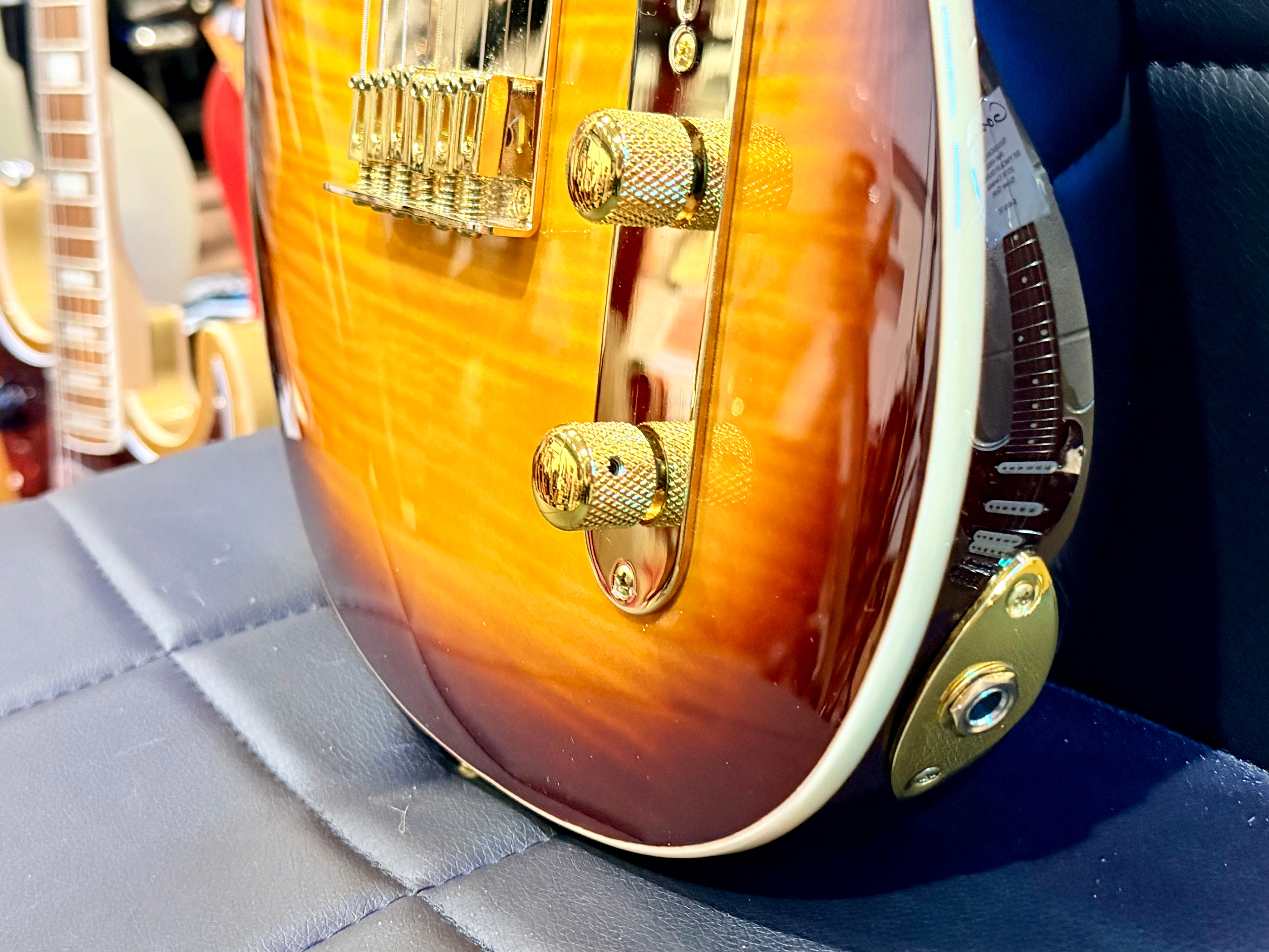 ☀️RICHIE KOTZEN☀️ JET JT-600 Roasted Maple Telecaster Style Guitar~Tobacco Burst